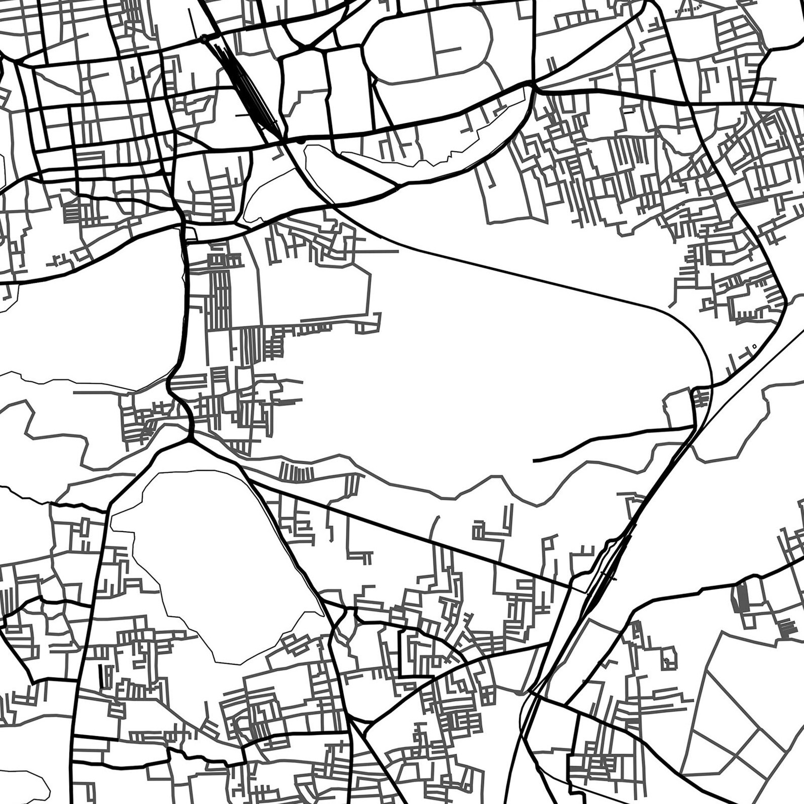 Coimbatore Map Print Poster Canvas Map of Coimbatore India Etsy