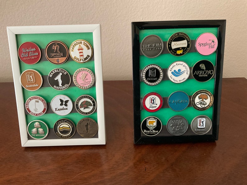 Pic A Mark R Golf Ball Marker Display Boards Etsy