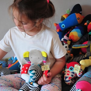 100% Combed-Cotton Handmade Children’s T-Shirt – Eco Friendly, Creative Graphic Tee for Kids - Rhino