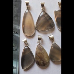 Fluorite Pendants • 925 silver jewelry • Healing Crystals • For necklace • Gift for him or her • Rainbow Fluorite gemstone jewelry making 画像 2