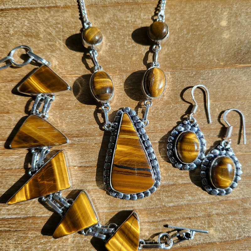 Tiger Eye Jewelry - Etsy