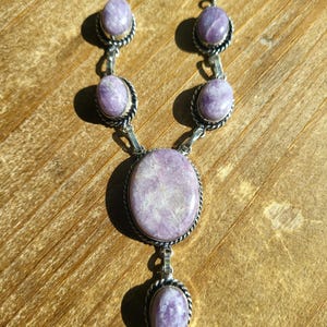 Large Lavender Lepidolite 18" in length