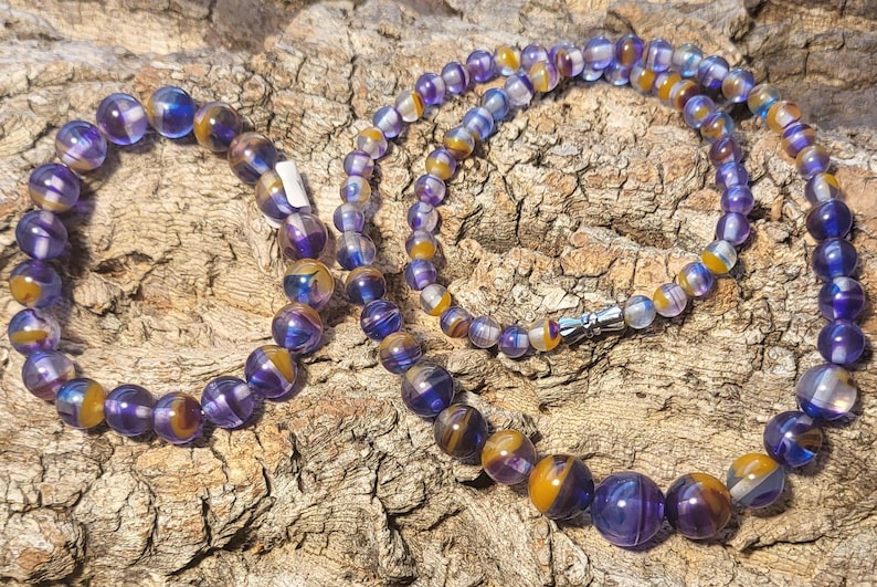 Certified Natural Mexican Magic Blue Amber Beeswax Bracelet & Necklace