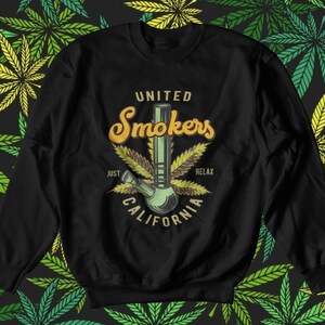 Weed California Sweatshirt - Weed Shirt, Cannabis Tee, Marijuana Tee, Ganja Tee, 420 Shirt, Mary Jane Shirt, Pothead Gift, California Tshirt