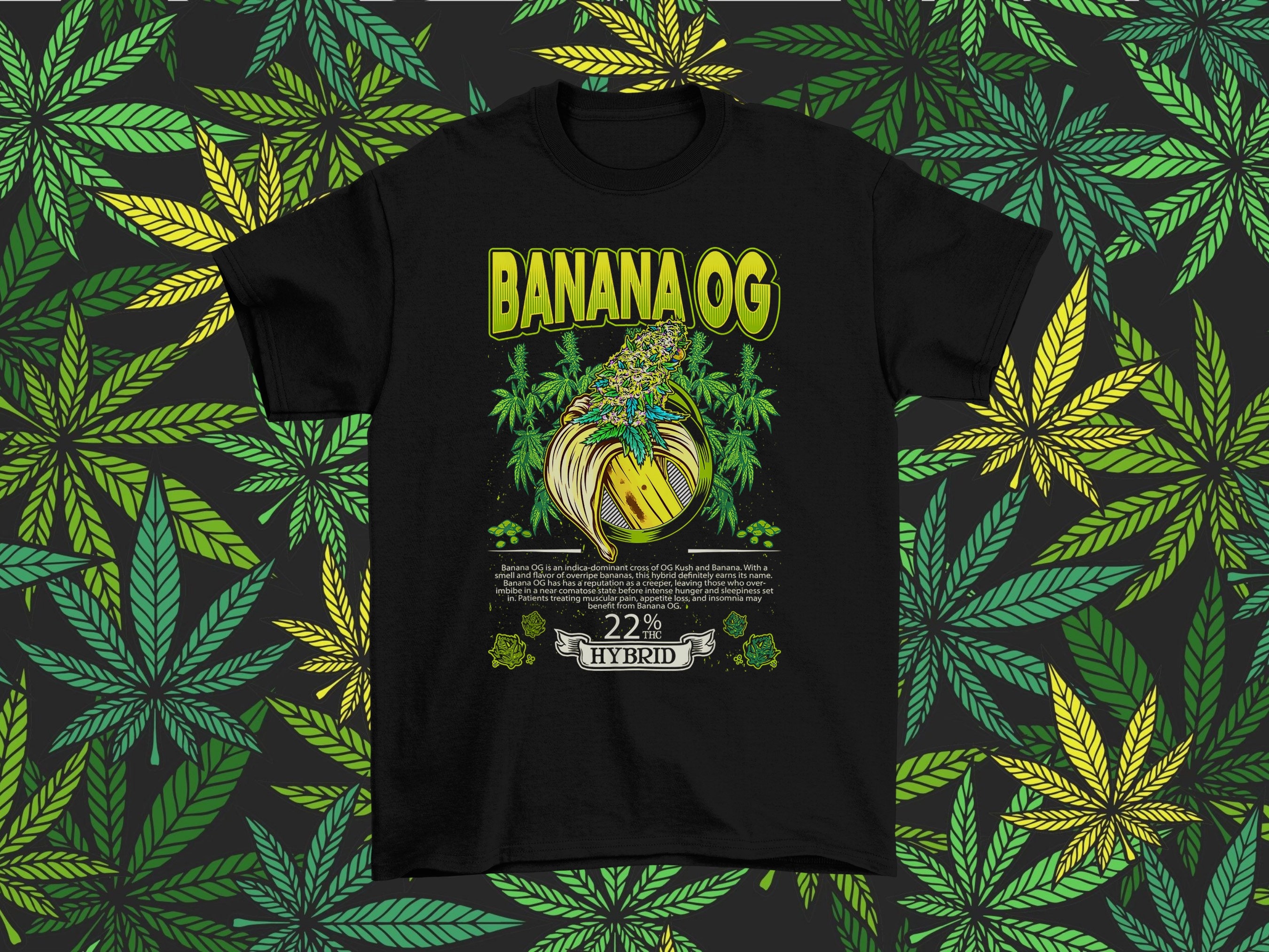 【関税・送料込】OG KUSH T-SHIRT. BLACK Og Kush Tshirt - Etsy