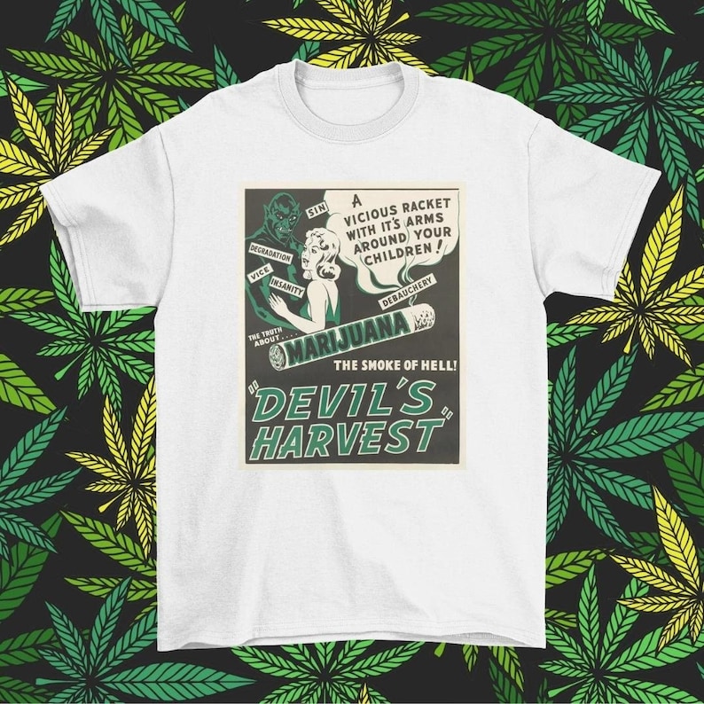 Marijuana T-Shirt - Weed Shirt, Dare Shirt, CBD Shirt, Cannabis Tee, Hippie Shirt, Boho Shirt, Stoner Gifts, Smoker Gift, Mary Jane Shirt image 2