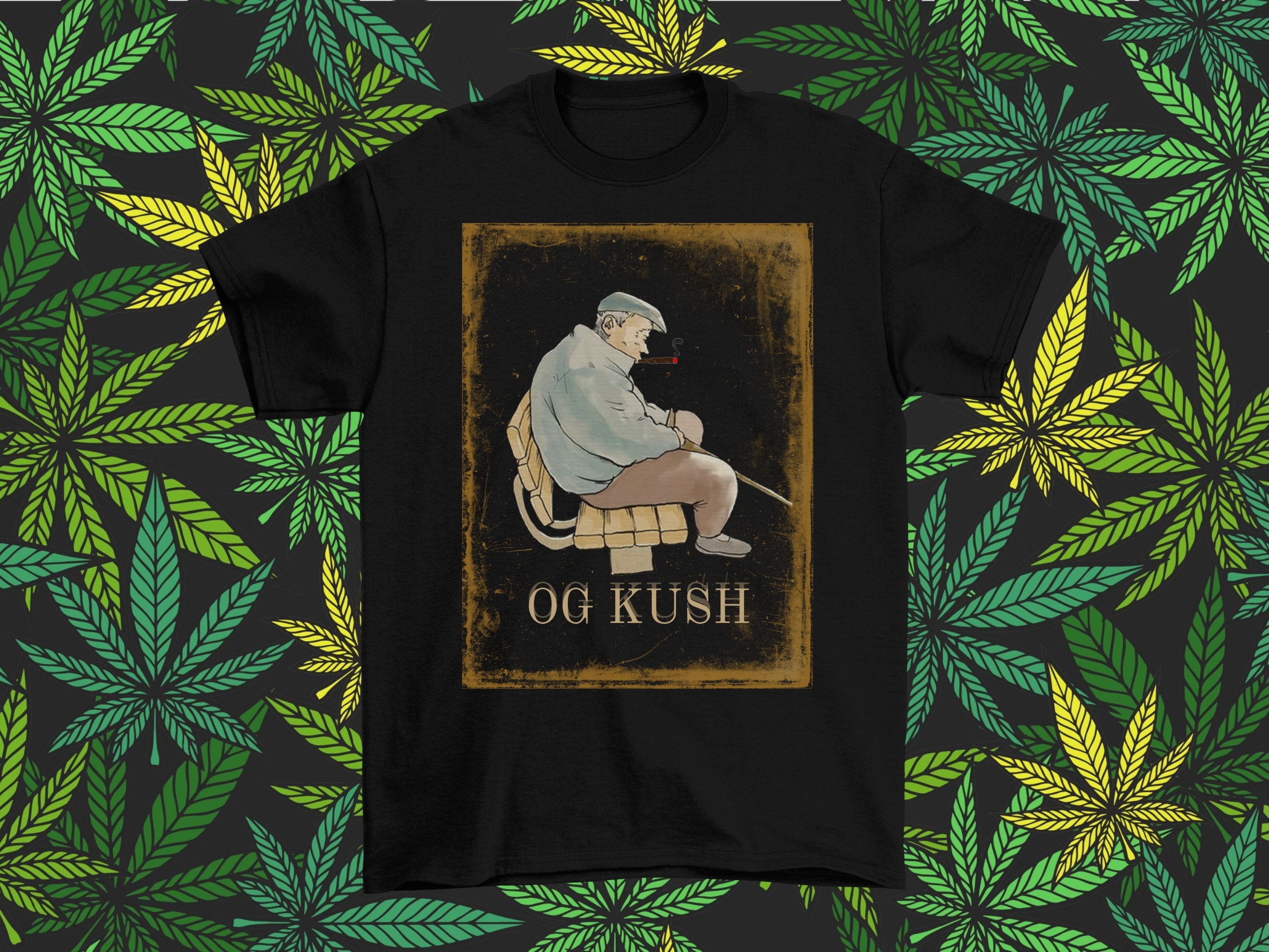 【関税・送料込】OG KUSH T-SHIRT. BLACK Og Kush Tshirt - Etsy
