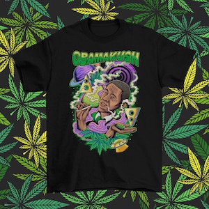 Obama Kush T-Shirt: Presidential Stoner Tee