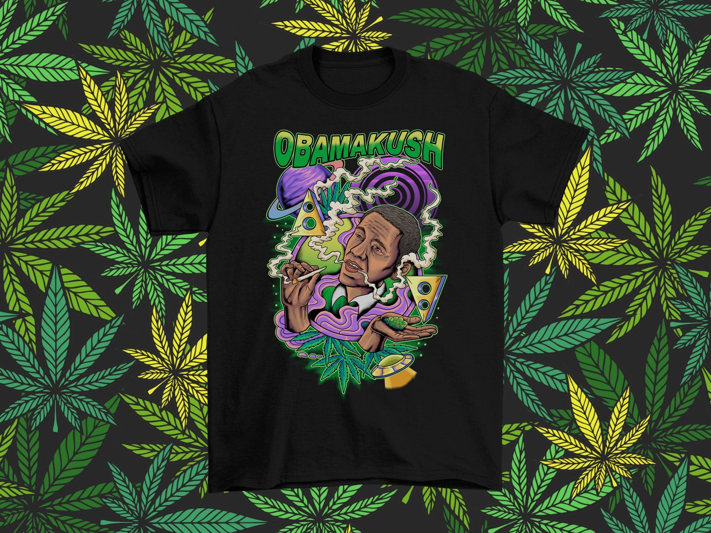 Personable, Playful, Cannabis T-shirt Design for SD by SATHIRA