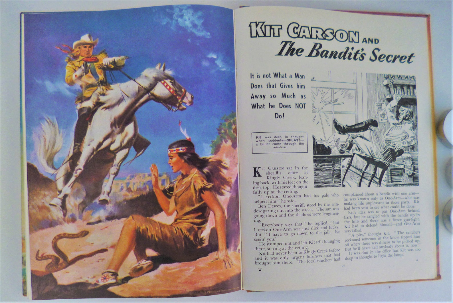 Kit Carson's Cowboy Annual 1960. A Very Good Etsy