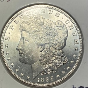 1885  Morgan Silver Dollar Mint State