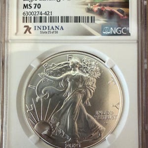 2021 Ms70 Silver Eagle - Etsy
