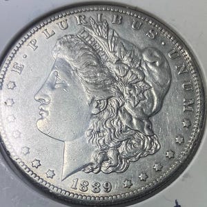 1889-S Morgan Silber Dollar XF