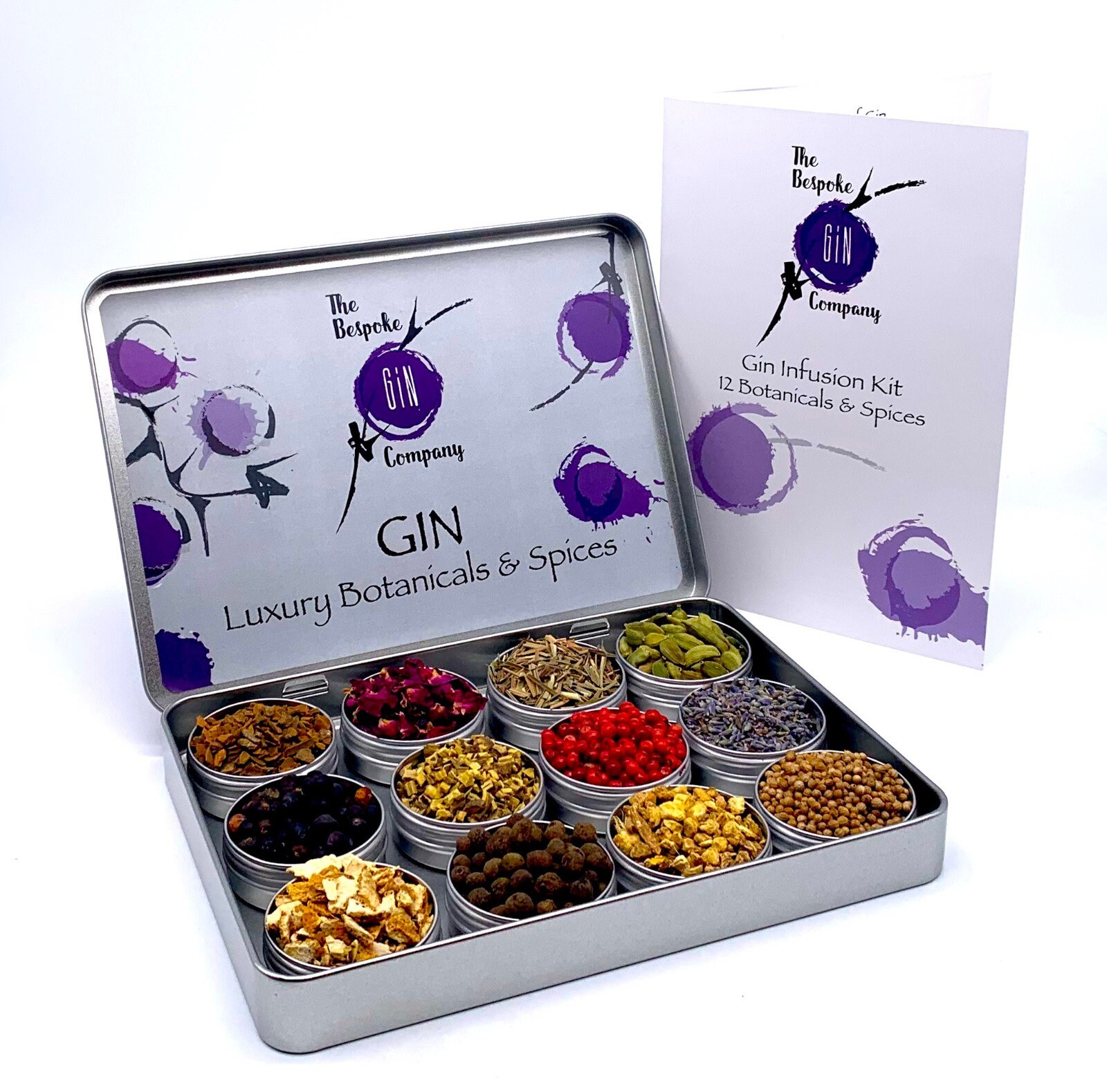 Gin Botanical Infusions Kit. Set of 12 Botanicals and Spices Etsy