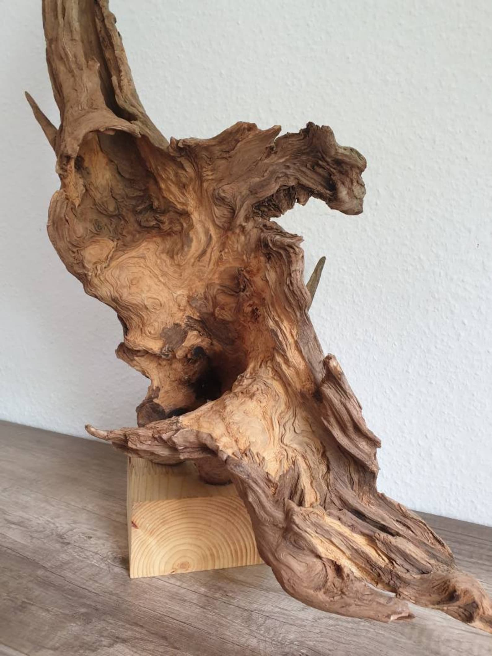 Einzigartige Wurzelholz skulptur wohnraumidee deko unikat holz Etsy