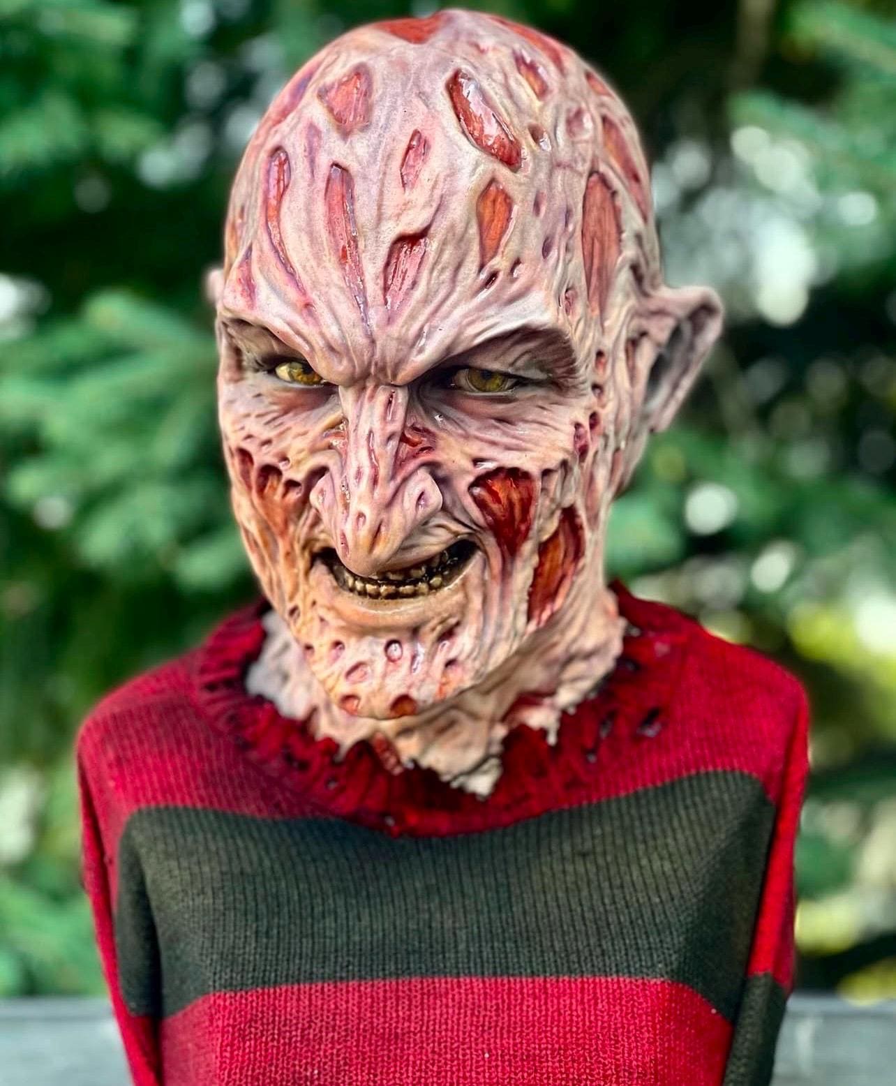 Freddy Krueger 1:1 resin horror bust prop statue a nightmare on