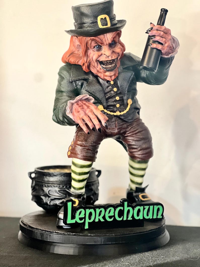 The Leprechaun Bust Statue Horror image 3