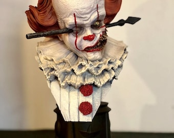 IT pennywise bust statue horror