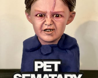 Gage 1:1 Resin Horror Bust Statue Pet Sematary with **Acrylic Eyes**