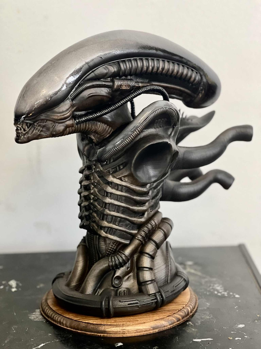 Alien Xenomorph Horror Bust Statue Big Chap - Etsy