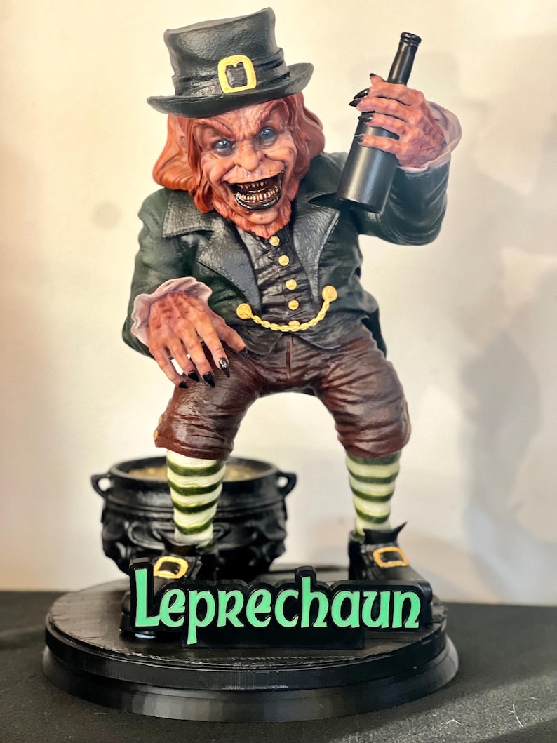 The Leprechaun Bust Statue Horror image 1
