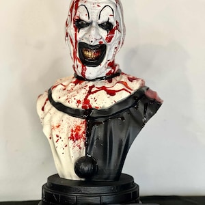 Terrifier Art The Clown Bloody Bust Statue Horror