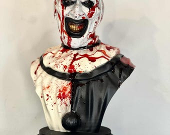 Terrifier Art The Clown Bloody Bust Statue Horror