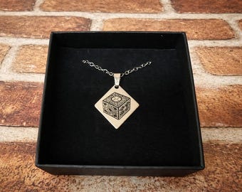 Hellraiser Puzzle Box Lament Pendant – cenobite Jewelry Gift