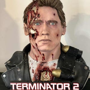 Terminator resin bust prop 1:1 statue horror