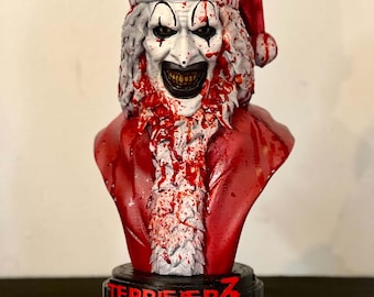 Santa Art the Clown 1/2 scale bust statue horror prop