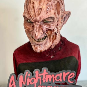 Freddy Krueger 1:1 resin horror bust prop statue a nightmare on elm street