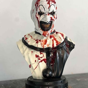 Terrifier Art The Clown Bloody Bust Statue Horror
