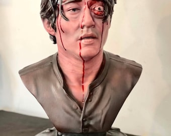 Glenn from The Walking Dead Bust Horror Sculpture