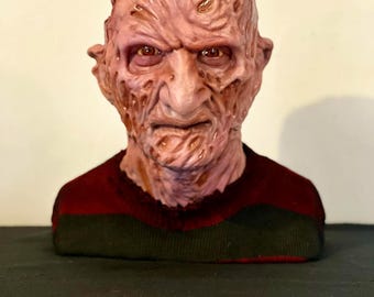 Freddy Krueger revenge with brain 1:1 resin horror bust prop statue a nightmare on elm street