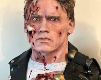 Terminator resin bust prop 1:1 statue horror