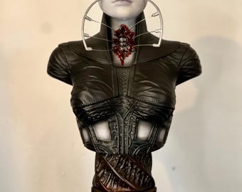 Female Cenobite Bust Statue Horror