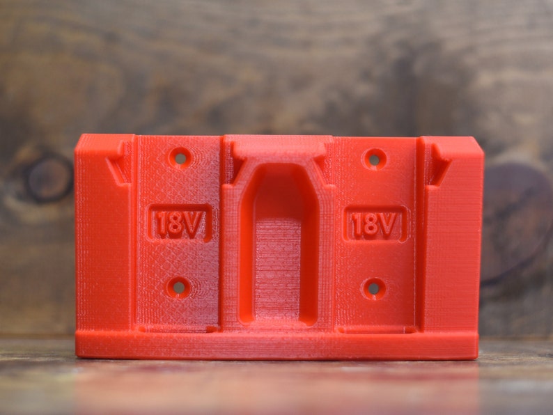 Custom 3D Printed Milwaukee Compatible M18 Battery Holder Etsy