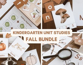 Höstpaket för dagisenheter: Pumpa, spindel, svamp, grönsak (PDF-nedladdning)