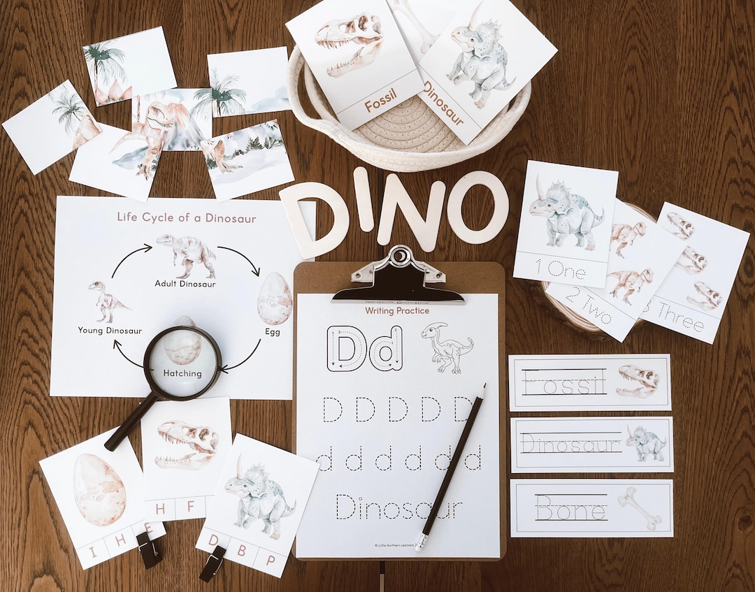 Dinosaur Unit Study for Kindergarten | Early Learning Dinosaur ...