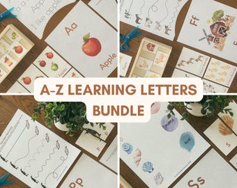 A-Z Preschool Activity Bundle: Themed Pre-K Learning (Digital Download)