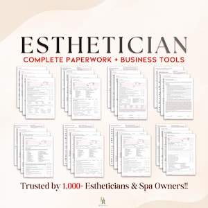 Esthetician Client Paperwork System – Complete Legal-Ready Forms for Beauty Businesses
