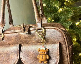 Chocolate Bear Keychain