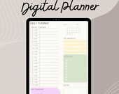 Minimalistic Goodnotes Planner, Notability Planner, iPad Planner, Digital Journal, Daily Digital Planner, Date Digital Planner
