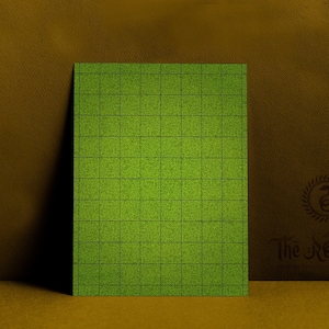 Grass field map (8.5 x 11 inch letter + A4 size), D&D, Pathfinder, tileable, print at home, roleplaying, 1&quot; grid