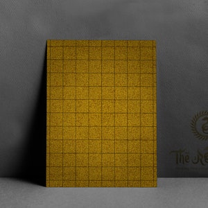 Grass field in Fall Autumn map (8.5 x 11 inch letter size), D&D, Pathfinder, tileable, print at home, roleplaying, 1&quot; grid