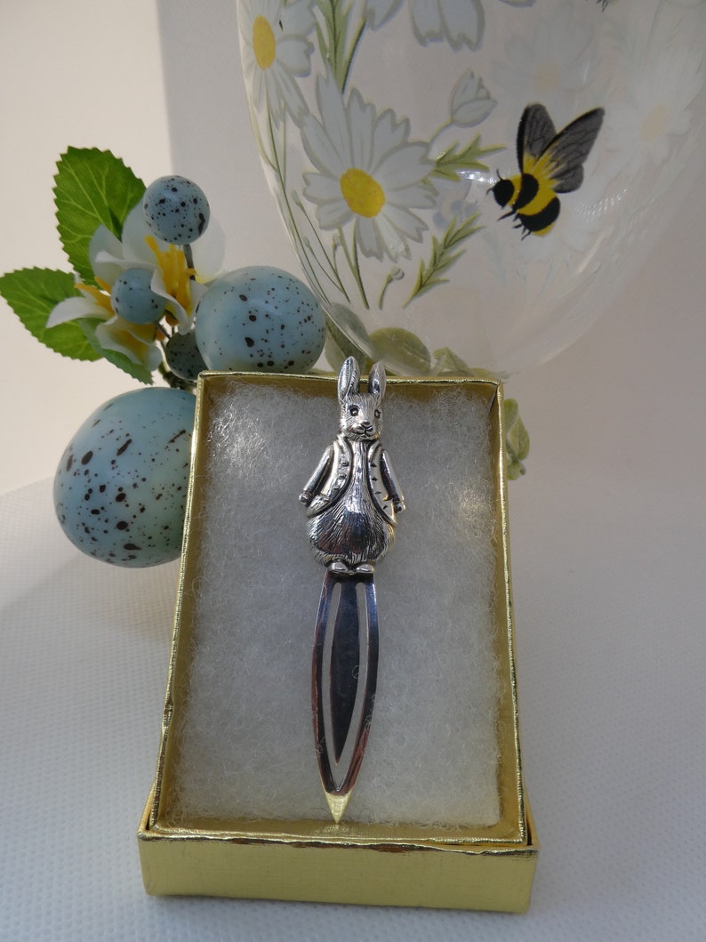 Peter Rabbit Bookmark *silver* -rabbit/bunny Bookmark - Beatrix Potter ...