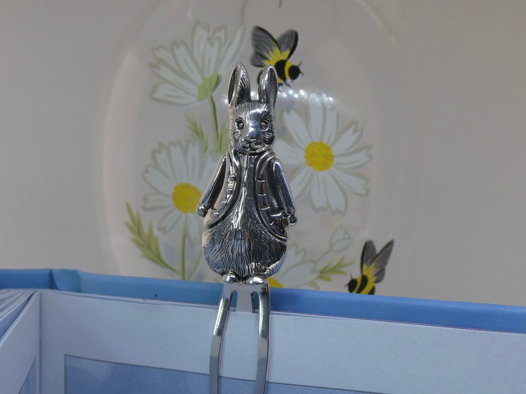 Peter Rabbit Bookmark *silver* -rabbit/bunny Bookmark - Beatrix Potter ...