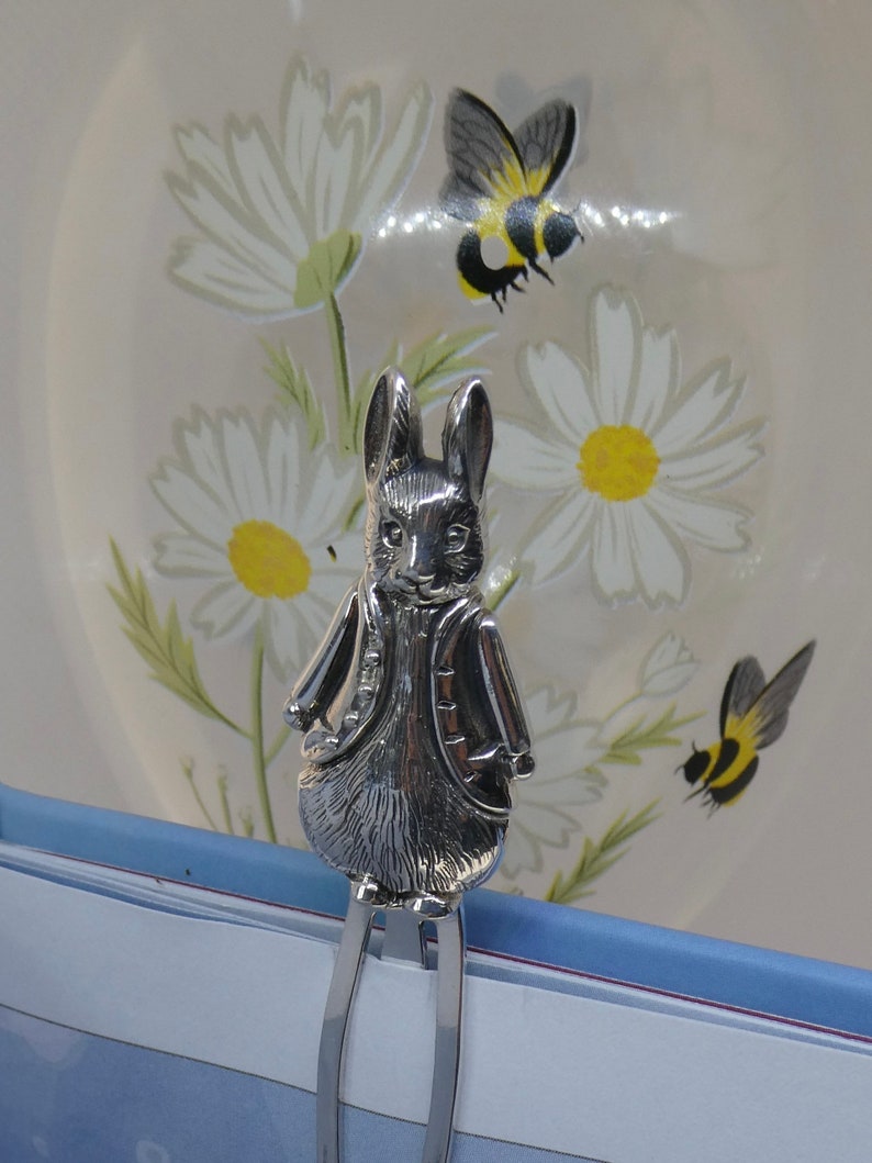 Peter Rabbit Bookmark *silver* -rabbit/bunny Bookmark - Beatrix Potter ...