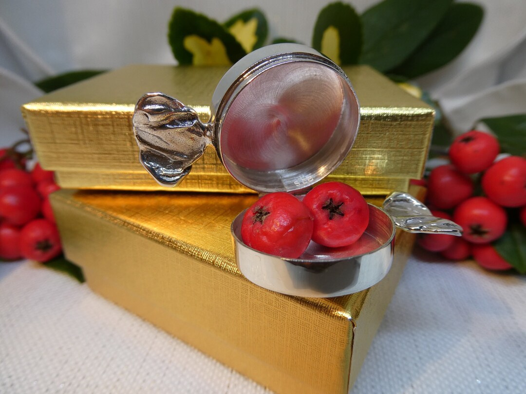 Silver Sweetie Pill Box / Keepsake Box Gift for Her Mum Nan Etsy