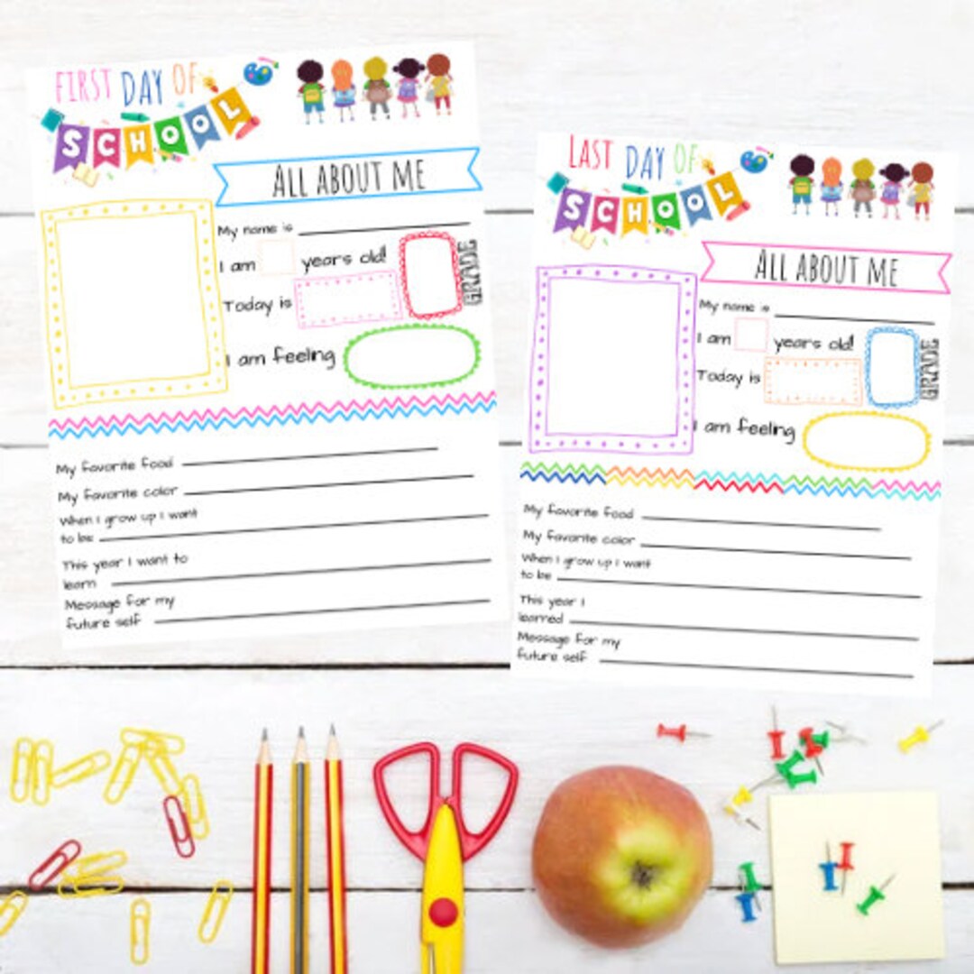 First Day of School Printable - Etsy